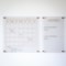 Martha Stewart Grayson Acrylic Wall Calendar & Notes Board Set W/ Marker & Mntng Hrdwr, Clear W/ Gold Print BR-ACS-284545-GD-2-CLRGLD-MS - alternate 2